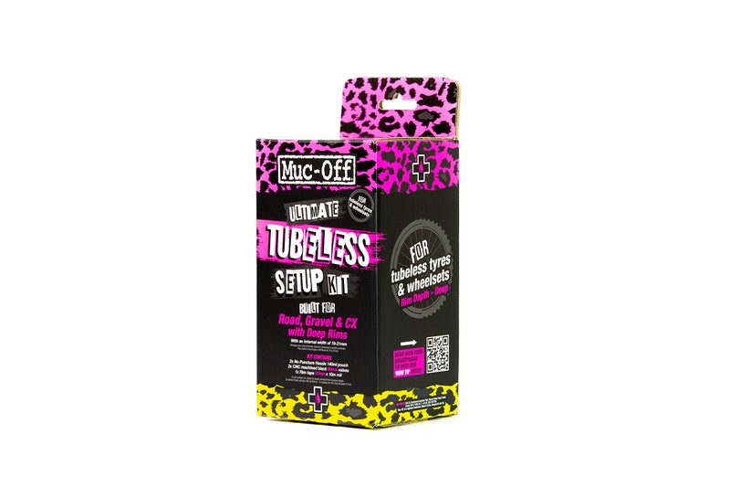 Muc Off Muc-Off Ultimate Tubeless Setup Kit, Road/Gravel/CX 60mm - Tubeless Conversion Kit for Bikes - Includes Tubeless Tire Sealant and Tubeless Valve Stems - Image 2